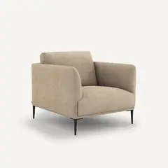 NACIONAL - Butaca Sillón Elegante Atemporal Patas De Metal FRATELLI