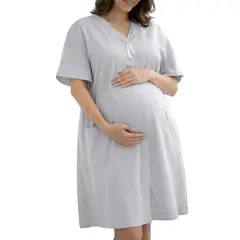 GENERICO - Bata de Maternidad Embarazo lactancia Bata Clínica