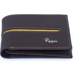 ADELLE RIGAU - BILLETERA EN CUERO VACUNO TIPO CLASICO RONDINI MARRON - HOMBRE