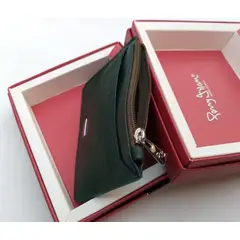 PERRY JHAN - Monedero de cuero con Tarjetero Unisex