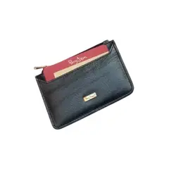 PERRY JHAN - Monedero de cuero con Tarjetero Unisex