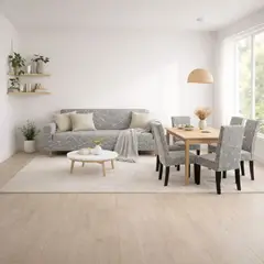 SALA FABULOSA - PACK MODERN LINES (Funda de mueble 3-2-1 + 8 fundas de sillas + 6 fundas de cojines) GRIS