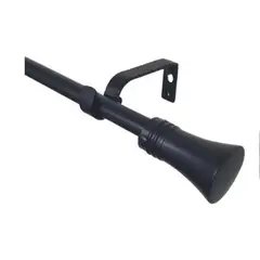 GENERICO - Set extensible negro para cortina