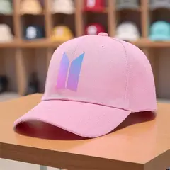 GENERICO - GORRO GORRA SOMBRERO DE BTS DE TEMATICA DE K-POP- PARA FANS DE ARMY Y BTS