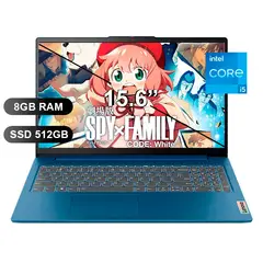 LENOVO - Laptop Ideapad Core I5 12450h Ram 16gb SSD 512GB 15.6 FHD Color Abyss Blue