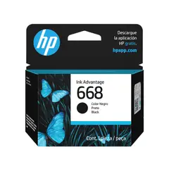 HP - TINTA 668 (7FP37VL ) NEGRO (DJ 2975 / 4375)