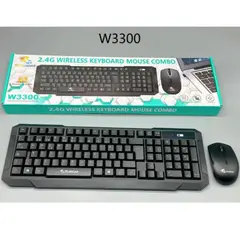 GENERICO - Teclado y Mouse Inalámbrico Adaptador USB PC Laptop