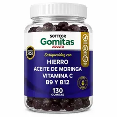 GENERICO - Sottcor Gomitas de Hierro para Adultos 130 Gomitas Suplemento Alimenticio