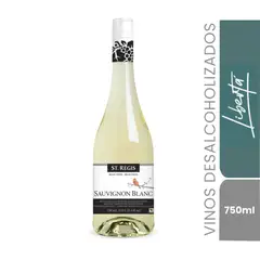 GENERICO - Vino DESALCOHOLIZADO VEGANO St. Regis Sauvignon Blanc 750 ml de Libertá