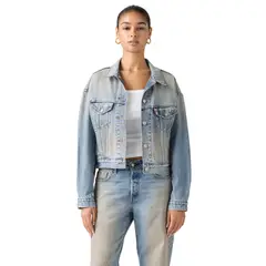 LEVIS - Casaca Mujer Shrunken 90s Trucker Azul