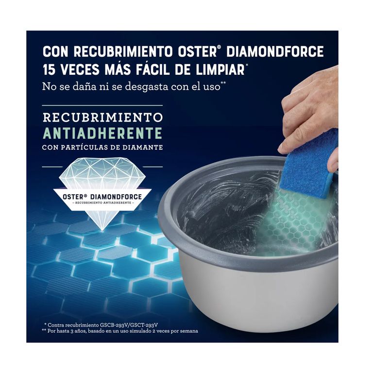 Olla Arrocera de 1 8L DiamondForce CKSTRCB10DFSKE Gris