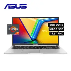 ASUS - LAPTOP Vivobook 15 AMD Ryzen 7 170 16GB DDR5 512GB SSD 15.6" FHD IPS WIN11