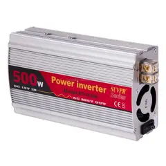 OEM - Transformador De Corriente 500W Para Carro 12V A 220V - Conecta Tu Laptop Y Cámara En El Auto