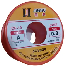 GENERICO - Estaño Soldar 6337 50g 0.8mm Flux Electrónica Cautín