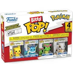 FUNKO - Bitty Pop Pokemon Pikachu 4 Pack