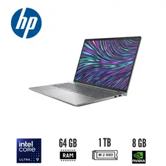 HP - Portátil ZBook Power G11 16" WUXGA Core Ultra 9 185H 64GB RAM, 1TB SSD, NVIDIA RTX 2000 Ada 8GB