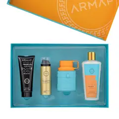 ARMAF - Odyssey Mandarin Sky - Citrus, Amber, Vanilla - Set de regalo de 4 piezas para hombres
