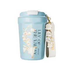 GERM - Vaso Térmico Lily Baby Blue 390ml Acero Inoxidable