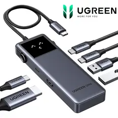UGREEN - CM888 Hub USB-C 6 en 1 con HDMI 4K PD 100W y Puertos 10Gbps (PN 35998)