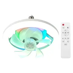 GENERICO - Foco Ventilador LED De Techo Moderno Con Control Remoto