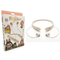 GENERICO - Audífonos Inalámbricos Para Niños Modelo Muñequito Color Beige