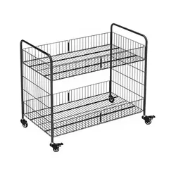 GENERICO - Carrito plegable extraíble para puesto Multifuncion 80cm Negro