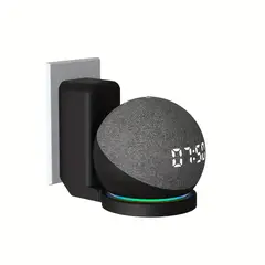 GENERICO - Soporte De Pared Para Asistente De Voz Alexa Universal Negro