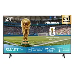 HISENSE - Televisor LED 43 FHD Smart TV 43A4NV