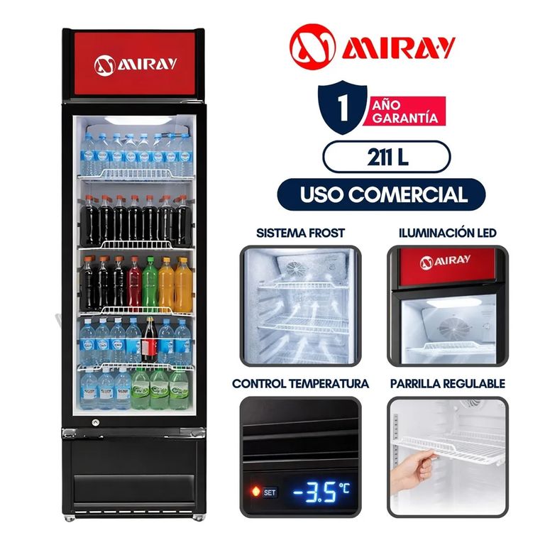 Conservadora Exhibidora CMVE-205M 211 Litros