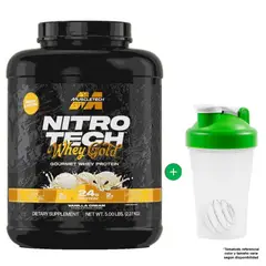 MUSCLETECH - Nitro Tech Whey Protein Vainilla Cream 2.27 kg Polvo Oral