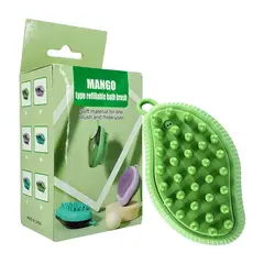 GENERICO - Cepillo Para Baño De Mascotas Cerdas Suaves Multiusos Verde