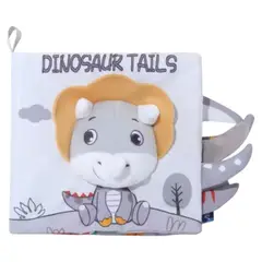 GENERICO - Libro sensorial de tela Dinosaurios Modelo 10