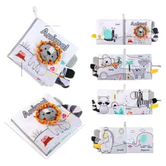 GENERICO - Libro sensorial de tela Animales Modelo 10