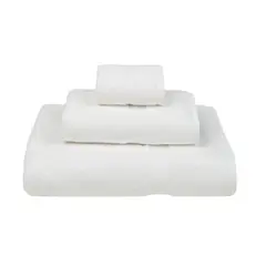 GENERICO - Pack 3 toallas 100 % algodón 450 gr blanco