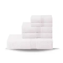 GENERICO - Pack 5 toallas 100 % algodón 550 gr blanco