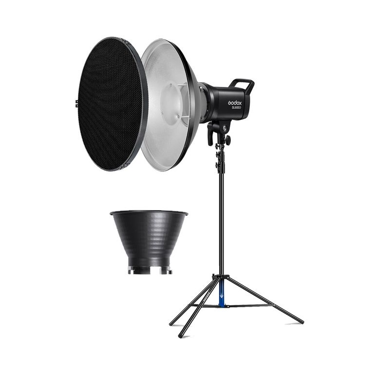 Luz Continua SL100D + Parante + Beauty Dish + Grilla C420