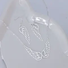 GENERICO - JUEGO ALAS DE ANGEL PLATA 925