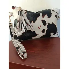 GENERICO - Bolso de mano para mujer Blanco y Negro