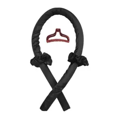 GENERICO - Rizador De Cabello Sin Calor + 2 Collets + Gancho Peinado NEGRO