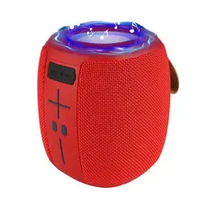 GENERICO - PARLANTE PORTÁTIL BLUETOOTH ZERO STATIK ROJO 10 HORAS