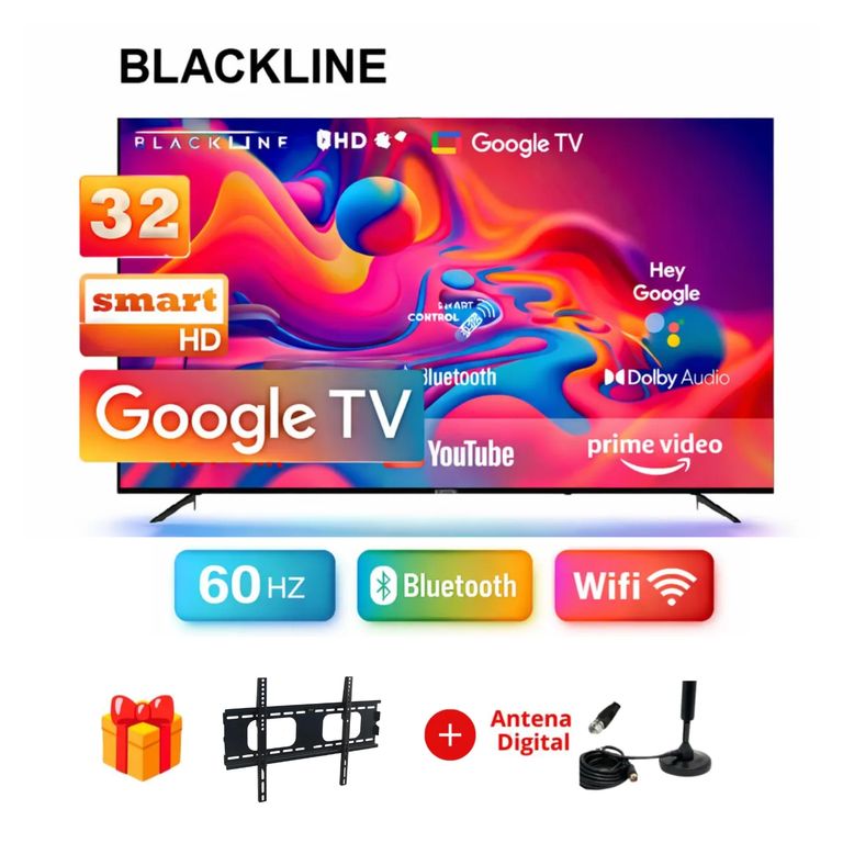 Televisor LED 32 HD Smart TV BL32-T3000HD + ANTENA + RACK