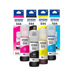 GENERICO - KIT DE TINTAS EPSON T544 NEGRO CYAN MAGENTA Y AMARILLO