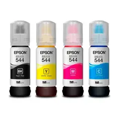 GENERICO - KIT DE TINTAS EPSON T544 NEGRO CYAN MAGENTA Y AMARILLO SIN CAJA