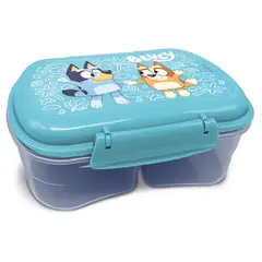 TUKIBABY - TAPER PP REUNDED MULTICOMPARTIMENT STOR BLUEY 600 ML