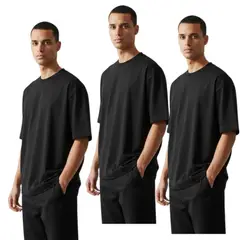 GENERICO - Pack x3 Polo Oversize de Manga corta en Algodón 20/1 Unisex