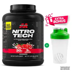 MUSCLETECH - NITRO TECH WHEY PROTEIN 4 LBS STRAWBERRY