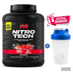 MUSCLETECH - NITRO TECH WHEY PROTEIN 1.81 KG PROTEINA STRAWBERRY