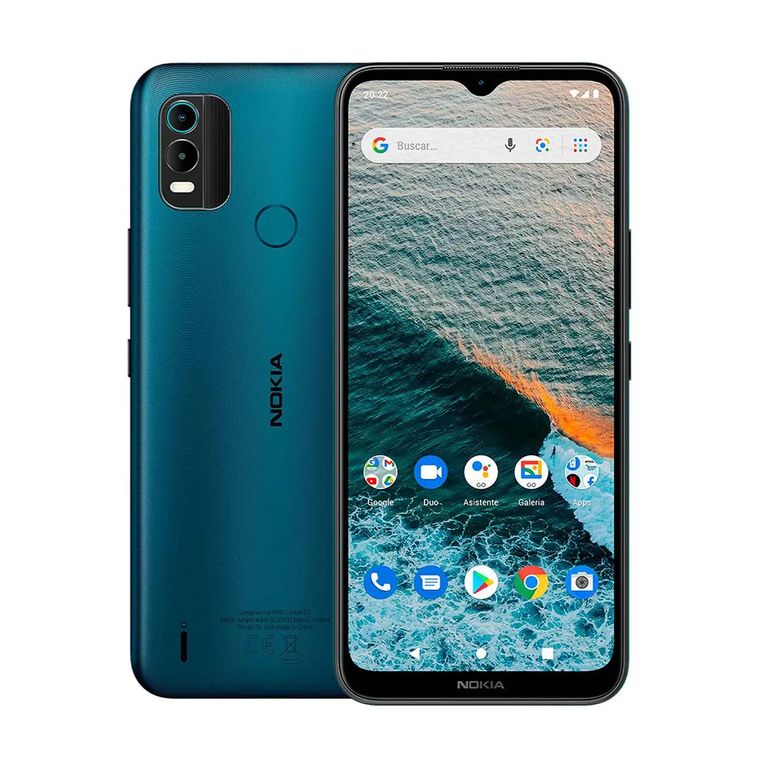 Celular C21 Plus Dual SIM 4G LTE 6.5 HD+ 64GB ROM + 2GB RAM Expandible Android Go