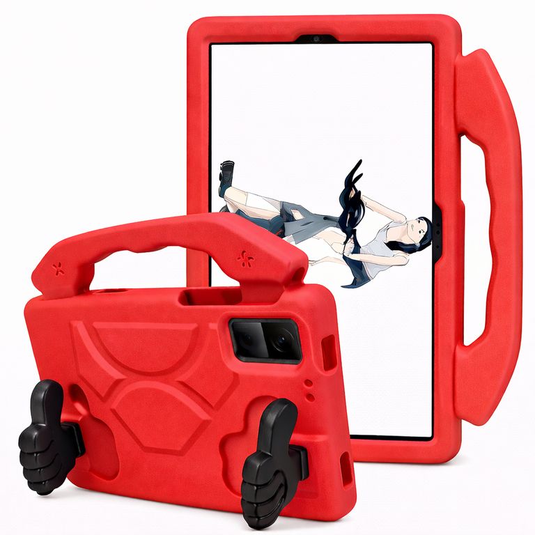 FUNDA OKEY ANTISHOCK TABLET LENOVO M11 ROJO