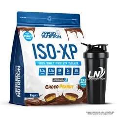 APPLIED NUTRITION - Iso XP 1 Kg Proteina Isolatada 40 servicios - Choco Peanut + Shaker